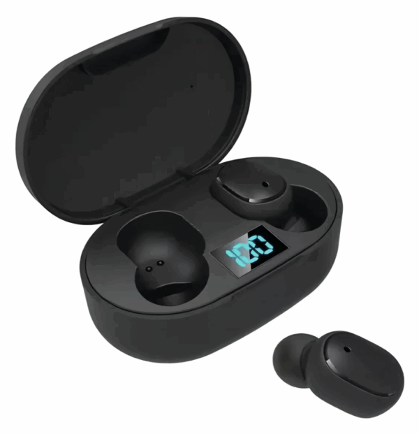 Auriculares Inalámbricos Bluetooth E6s In-ear Color Negro Negro - Image 1